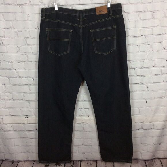 Beverly Hills Polo Club Jeans Men's Size 44 x 32 Dark Wash Denim Pockets Logo - Picture 8 of 12